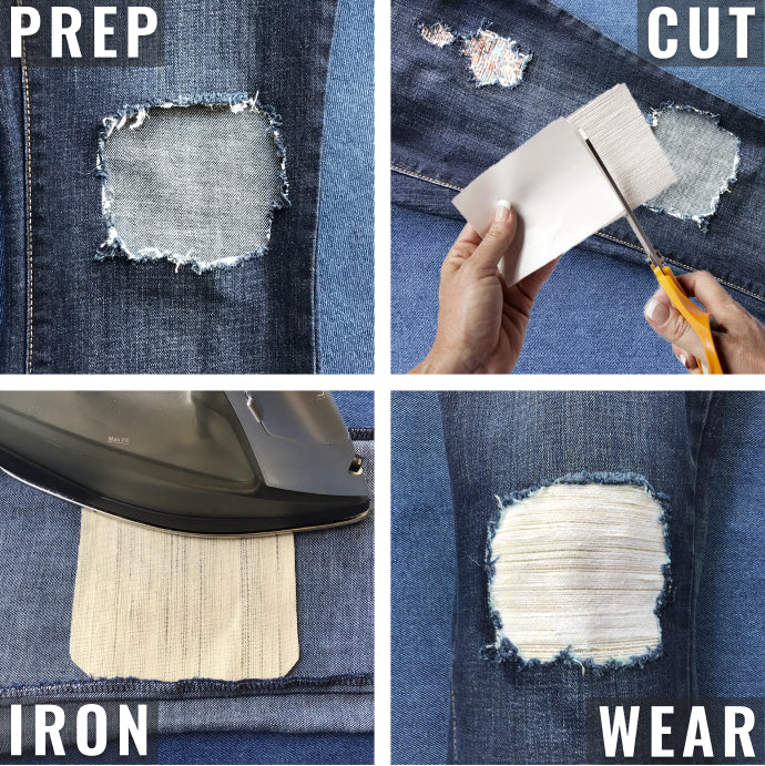 How orders to patch torn jeans